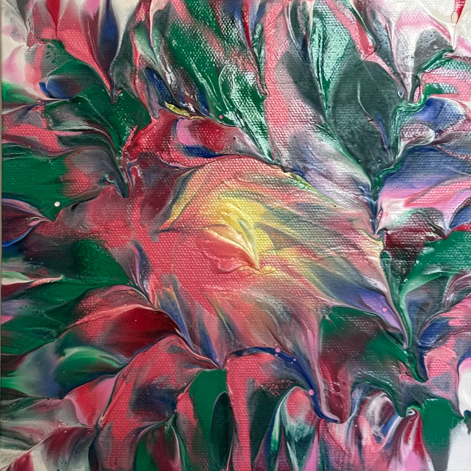 Delfinen - Akryl af Ann-Christin (Acmpainting) Martinsson