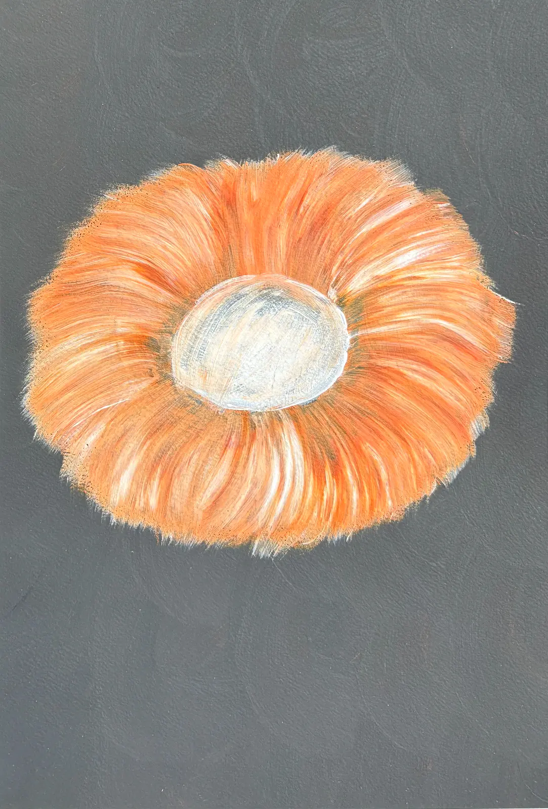Den ensamma blomman - Acryl door Ann-Christin (Acmpainting) Martinsson