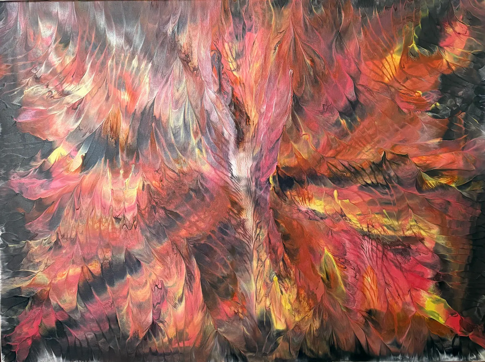 Explosion – Acrylic by Ann-Christin (Acmpainting) Martinsson