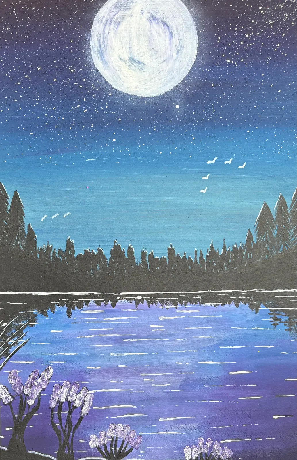 Svarta skogen - Acryl door Ann-Christin (Acmpainting) Martinsson