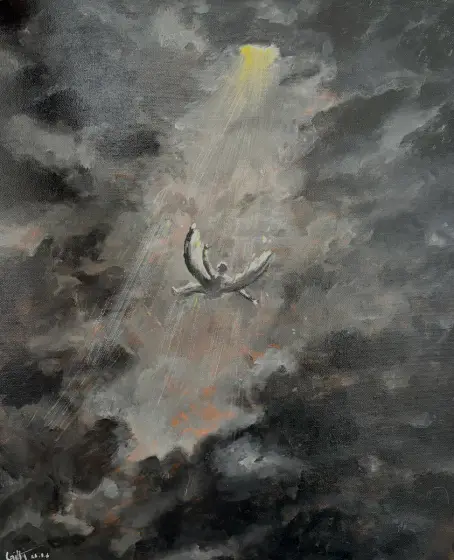 Falling angel – Acrylic by G E T T I