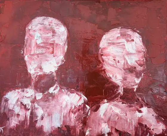 Two souls – Acrylic by G E T T I
