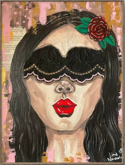 The unseen – Acrylic by Lina  Nordblad