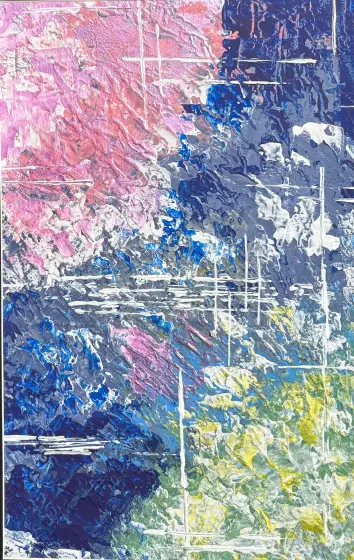 Älven - Acryl door Ann-Christin (Acmpainting) Martinsson