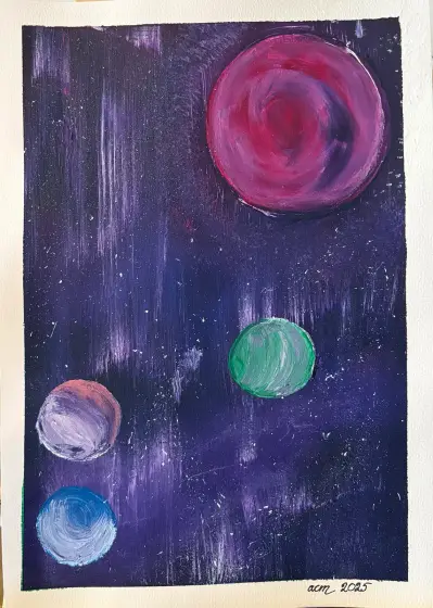 Bortom oss - Acryl door Ann-Christin (Acmpainting) Martinsson