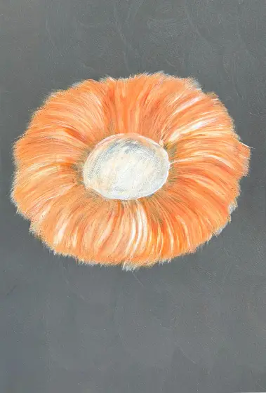 Den ensamma blomman - Acryl door Ann-Christin (Acmpainting) Martinsson