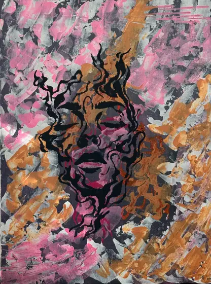 Förförelsen - Acryl door Ann-Christin (Acmpainting) Martinsson