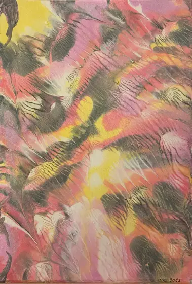 Maneter i havet - Acryl door Ann-Christin (Acmpainting) Martinsson