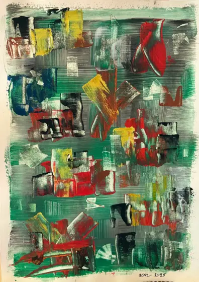 Mjuk värme - Acryl door Ann-Christin (Acmpainting) Martinsson