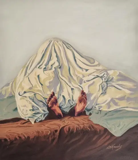 Sommarfötter – Acrylic by Lovisa Kexel Sandberg