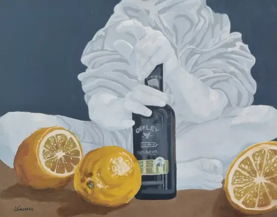 Offelsin – Acrylic by Lovisa Kexel Sandberg