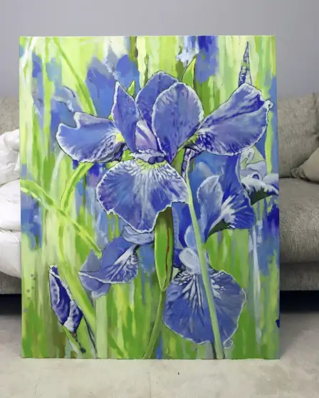 Blommor behöver inte vara vackra – Acrylic by Jesica Selberg