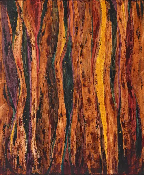Between the Pines – Acrylic by Irina Nikolaeva