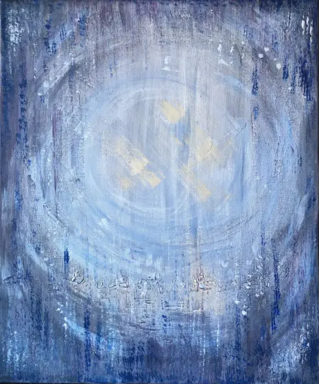 Meteor Shower – Acrylic by Irina Nikolaeva