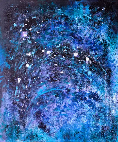 Starry Sky – Acrylic by Irina Nikolaeva