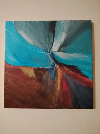 Crack – Acrylic by Dragana  Spasovic