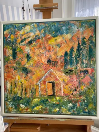 Höstens Färgsymfoni – Oil by Ingeborg Blomfeldt