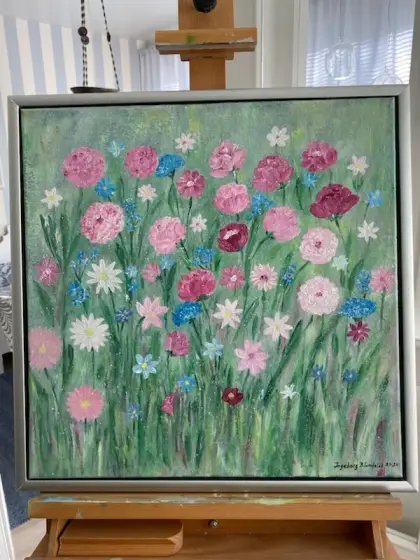 Sommardrömmar – Acrylic by Ingeborg Blomfeldt