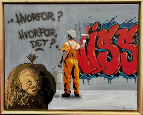 Hvorfor? Hvorfor det? – Acrylic by Mix Madsen