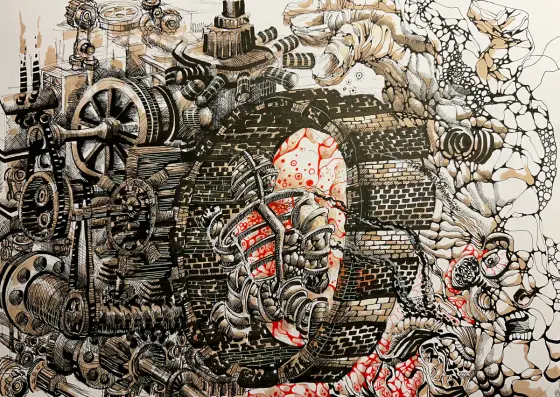 Working Class Hero – Mixed Media by Jan Gerscher