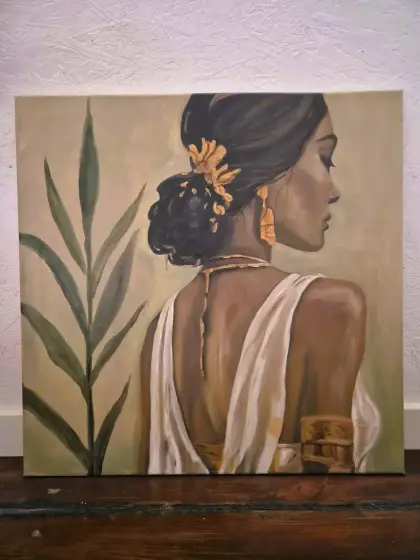 Gilded Grace – Oil by Lisa Lithman
